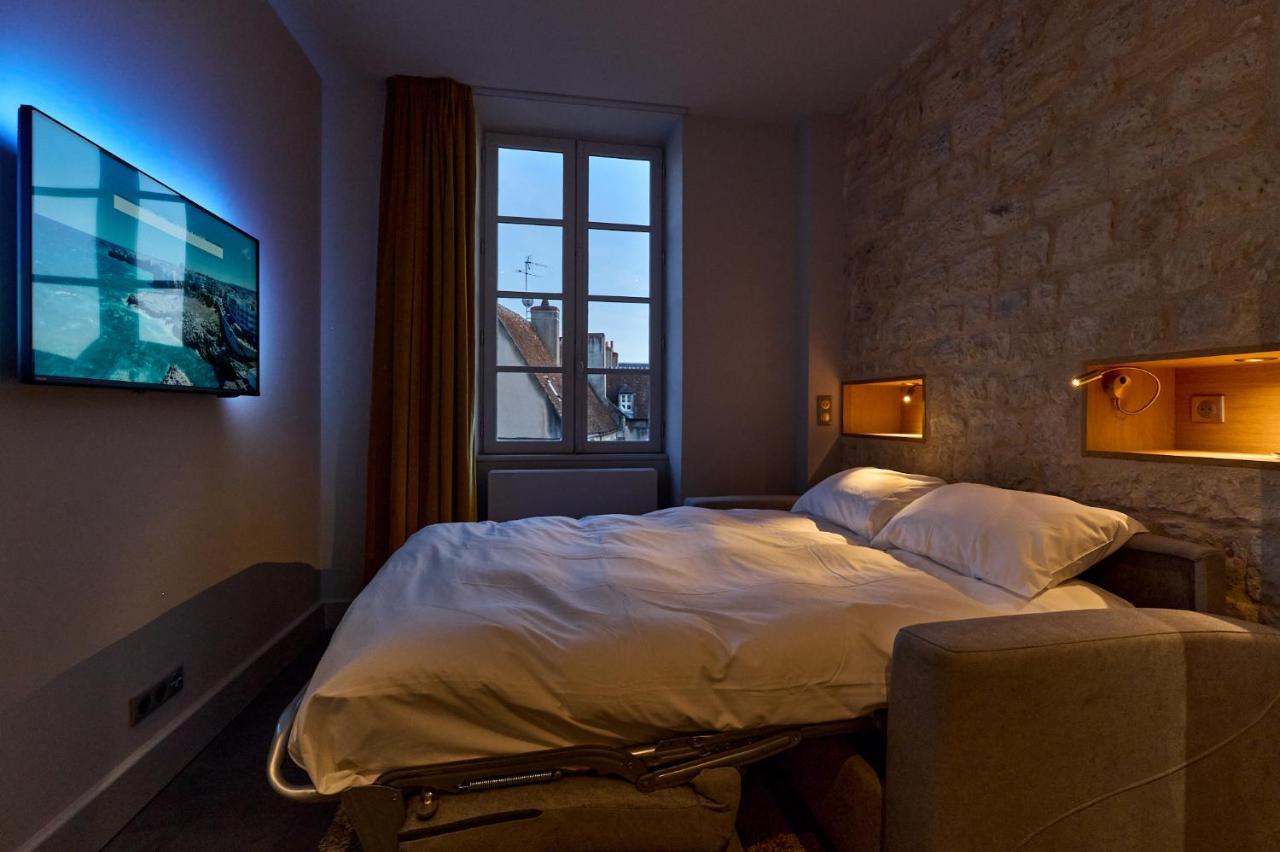 Appartement Montagnon - Les Suites Du Palais - Classe 4 Etoiles, Parking Prive, Vue Cathedrale, 3 Chambres, Primo C0Nciergerie Nevers Zewnętrze zdjęcie